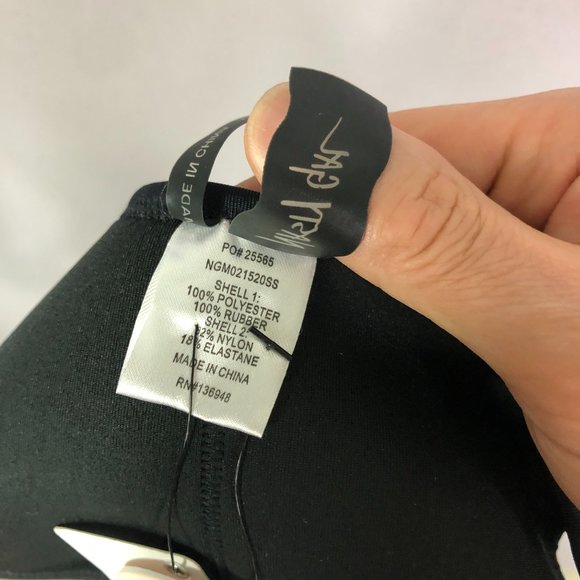 Nasty Gal Womens In Hot Water Scuba Bikini Bottom in Black Size L… - Picture 10 of 12